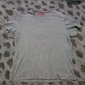 Alfani Gray Slim Fit Athletic Crewneck Tee sz L